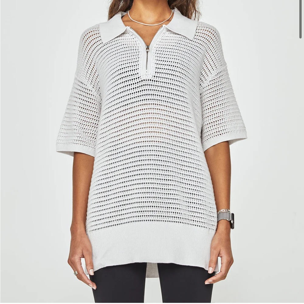 Varley Clayton Knit Polo Top